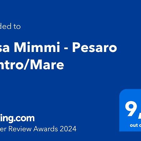 La Casa Di Erika - Pesaro Centro-Mare公寓 外观 照片